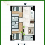 Mua bán căn hộ chung cư tại Bình Dương 2PN + 2VS giá 350tr(20%) cam kết ra sổ cho KH